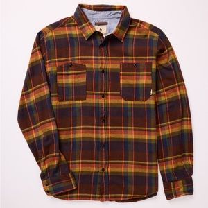 Burton Long Sleeve Button Down Brighton Flannel Large
